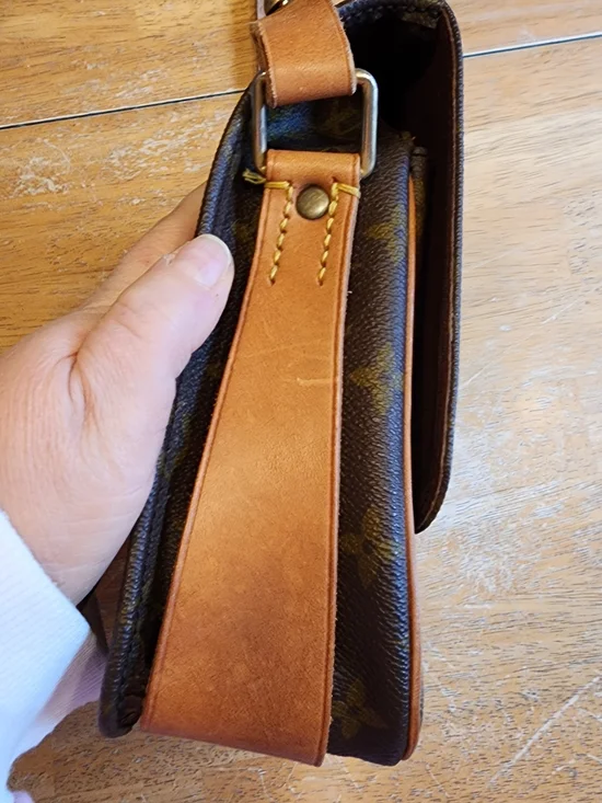 Louis Vuitton Cartouchiere Shoulder Bag MM Brown Leather - Picture 3 of 16